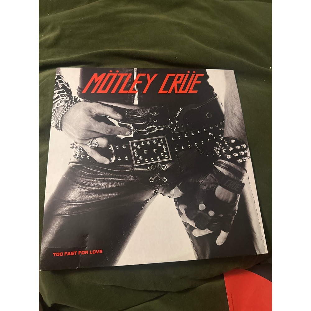 Motley Crue Too Fast For Love Vinyl LP 1982 Elektra 60174-1 Hair Metal Record